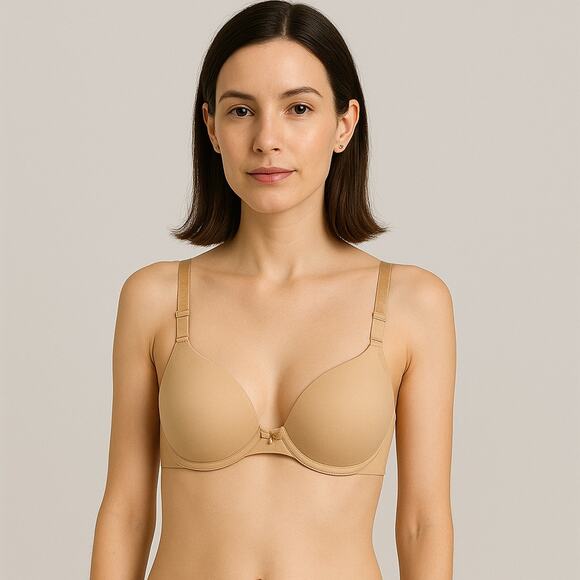 Soma Bra Women's Size 32B Full Coverage Warm Amber Underwire Center Pendant NWT - Picture 1 of 8